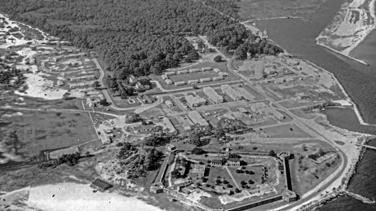 Dauphin Island Sea Lab Campus circa 1975